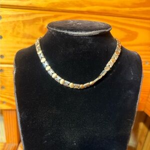 Elegant Gold and Silver Women's Necklace